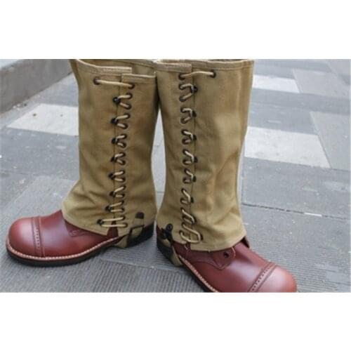 WWII WW2 US Army Canvas Leg Wrappings Leggings Gaiters Halloween Cosplay Movie leg wrappings Christmas Gift