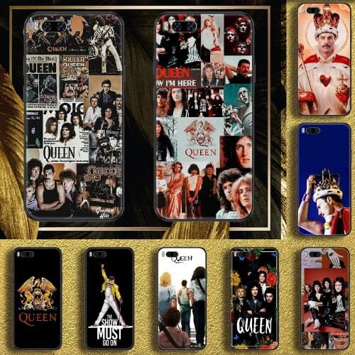 British Rock Queen Band Phone case For Xiaomi Mi Max Note 3 A2 A3 8 9 9T 10 Lite Pro Ultra black pretty back tpu Etui fashion