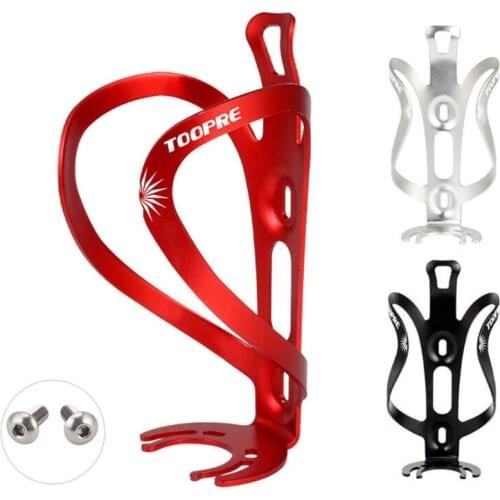 T4MF Aluminum Alloy Mountain Bike Bicycle Bottle Holder Water Bottle Cage Bracket Bicycle Holder Bike Rack Bike Accessory