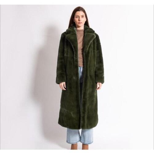 Winter Autumn Women Contrast Imitation Fur Jackets Long Sleeve Turn Down Collar Artificial Fur Outwears Куртка Женская J3547