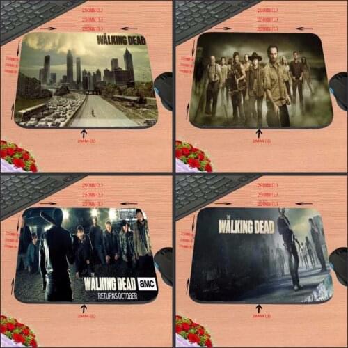 Mairuige Top Selling New Arrivals Wholesale Popular The Walking Dead Rubber Soft Anti-Slip Laptop PC Me Pad Mat Drop shipping