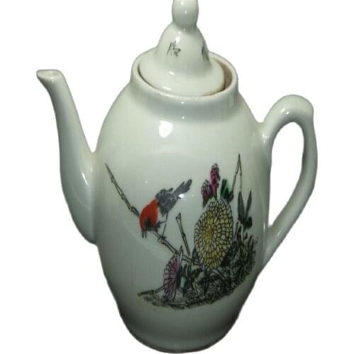 Fine old Chinese porcelain Kungfu tea pots Painted and poetry In thirteen six years Antique porcelain