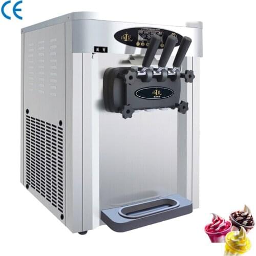 Commercial Ice Cream Making Machine Stainless Steel Soft Ice Cream Maker Rapid Cooling Ice Cream Machine Fully Automatic