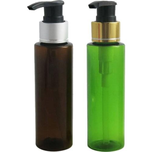 30pcs100ml Shower Shampoo Lotion Empty Refillable Pump Dispenser Bottle Travel Packing Cosmetic Container