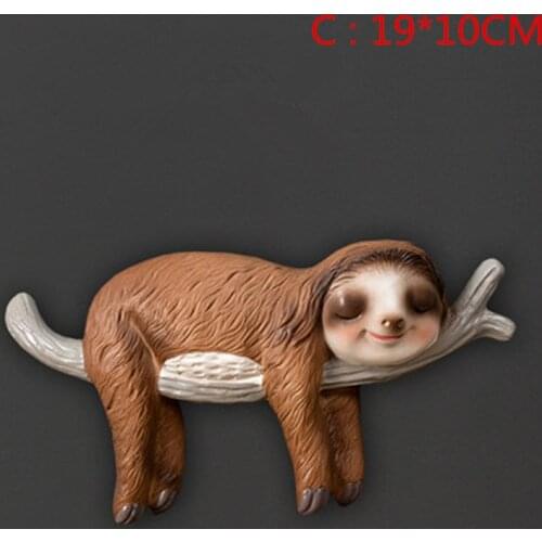 NORDIC STYLE THREE-DIMENSIONAL WALL CHILDRENS ROOM LAZY WALL HANGING WALL DECORATION HOME LIVING ROOM WALL DECORATION M3162