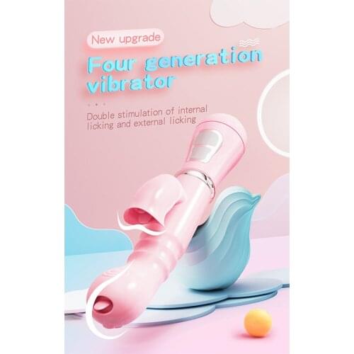 Tongue Licking 12 Frequency Vibrator for Women Soft Female Vagina Clitoris Stimulator Massager Masturbator Sex Products