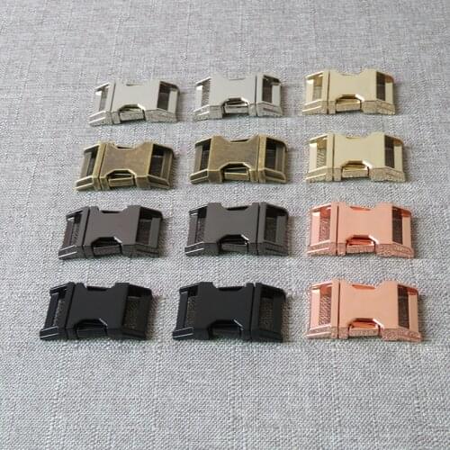 10pcs 20mm Metal Breakaway Buckle Hardware Straps Belt Clasp Clip For Pet Dog Collar Necklace Bracelet Garment Sewing Accessory