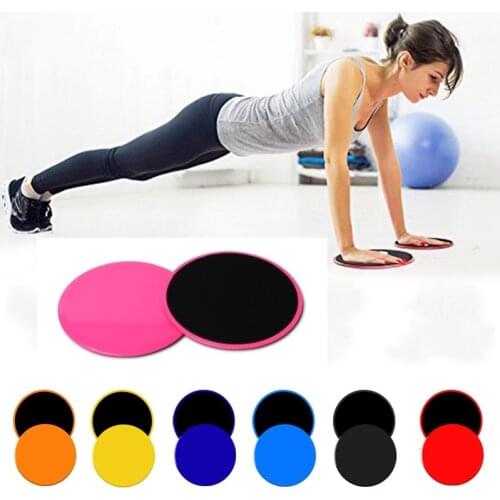 2pcs/lot Round Shape Gliding Discs Core Slider Fitness Disc Exercise Sliding Plate Abdominal Training Yoga Disc Carpet Floors