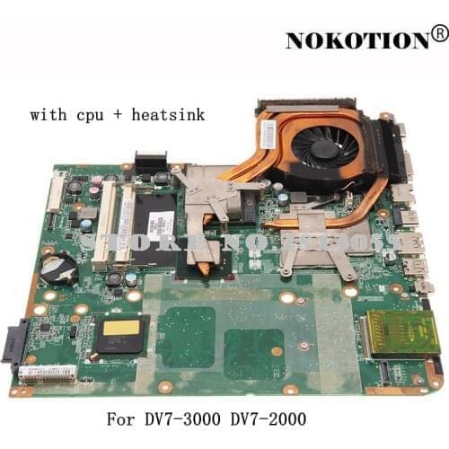516293-001 516294-001 DAUT3DMB8D0 For HP Pavilion DV7-3000 DV7-2000 Laptop Motherboard HD4650 1G Fit For 509403-001 509404-001