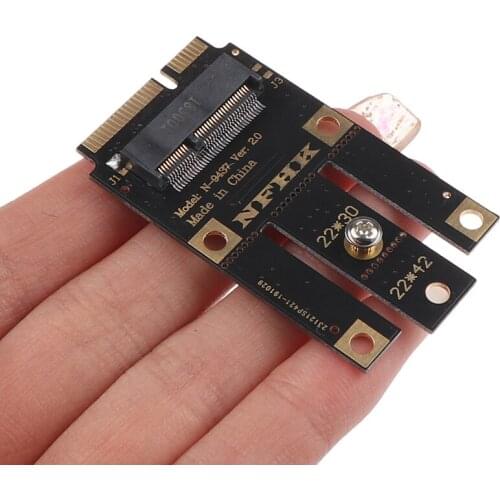 M.2 NGFF to mini pci-e (pcie+usb) adapter for m.2 wifi bluetooth wireless card