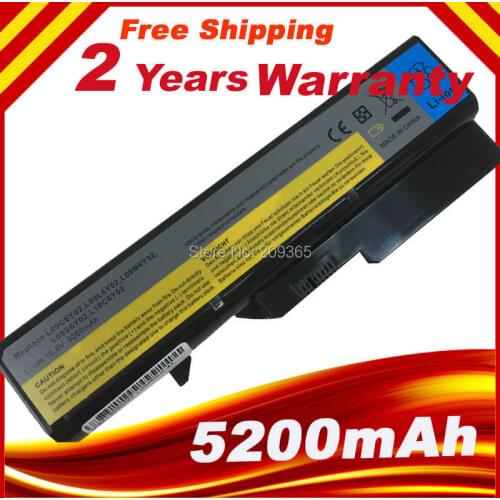 4400mAh Laptop Battery For Lenovo IdeaPad B470 G460 G560 G570 V370 V470 Z460 Z560 Z465 Z565 Z570 LO9S6Y02 L10P6Y22