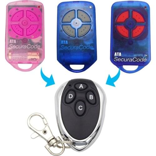 ATA PTX4 remote control 433.92MHz garage gate door ATA SecuraCode 433.92mhz remote control