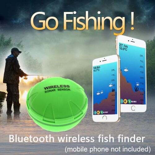 Wireless Mobile Phone Fish Finder Sonar Full Water Protection High-Definition Large and Small Fishfinder