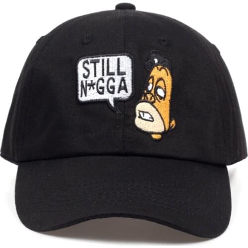 Denim STILL N*GGA Dad Hat Burlesque Strapback Police Dog Donkey Baseball Cap 100% Cotton No Structure Adjustable Men Women