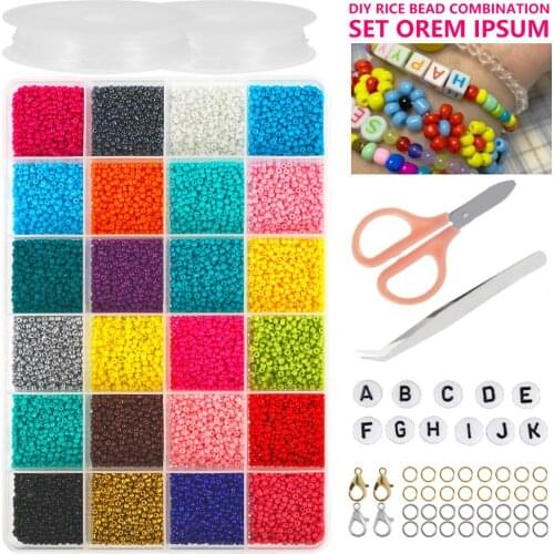 Seed Beads for Bracelets Charm Czech Glass Seed Beads DIY Bracelet Necklace Beads For Jewelry Making DIY Earring Necklace