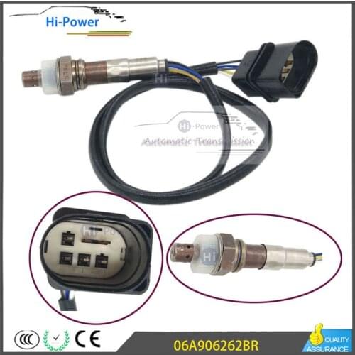 Oxygen Sensor 06A906262BR for Audi Volkswagen VW Skoda Seat 1.6L Lambda Probe Oxygen Sensors 06A906262BR Air Fuel Ratio Sensor