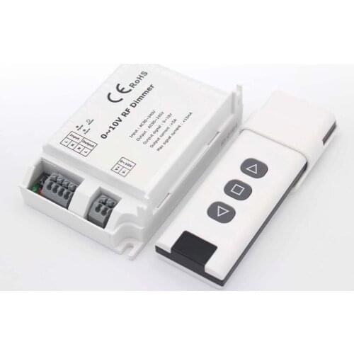 Output 0-10v Light Dimmer 220v Dimmer Led 220v Lamps RF Led Dimmer 220v Remote Control Input AC 110V 220 V