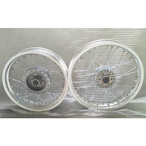 For Suzuki GN250-spoke aluminum front and back - before and after the terms of a pair of vacuum rim bead assembly