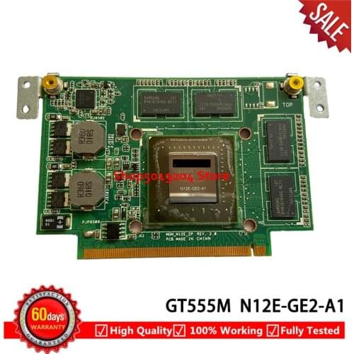 GT 555M GT555M N12E-GE2-A1 Laptop VGA Video Graphic Card For ASUS N75S N75SF N55SF N75SL N55SL GeForce 2GB 100% Test