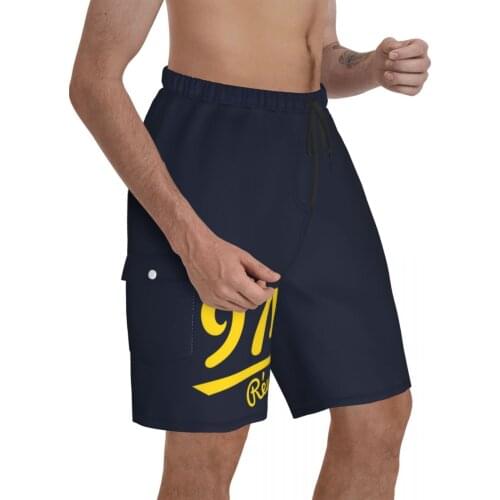 974 Reunion Island Classic Promo Hawaii Pants Pocket beach pants Causal R181 Breathable Quick Dry Print Casual Graphic