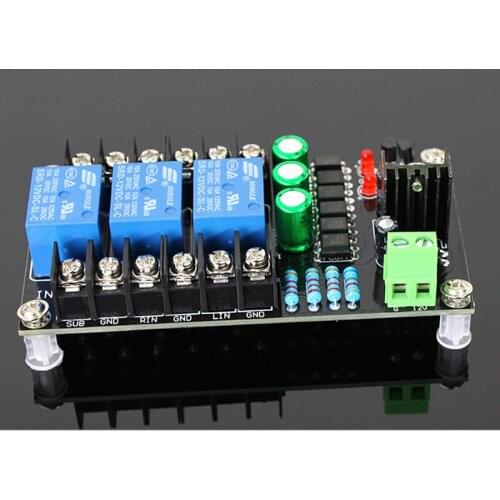 KYYSLB AC12-16V 300W*3 3 Channel Class D Digital Amplifier Speaker Protection Board Class A Discrete Amplifier Protection Board