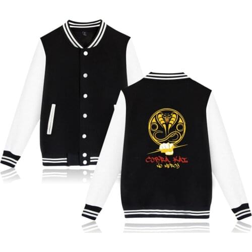 Cobra Kay Patchwork Appliques Casual Baseball Uniform Coat Male Jacket Men Military New Top 2019