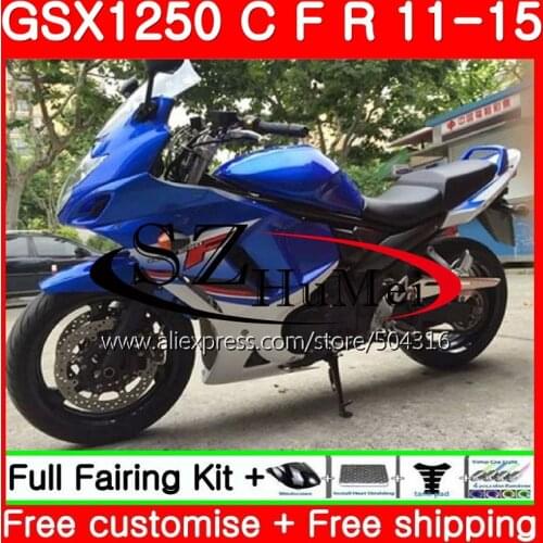 Fairing For SUZUKI Bandit GSX1250F GSX1250FA GSX1250 C 11 12 13 14 15 104SH10 GSXF1250 GSX1250C Blue 2011 2012 2013 2014 2015