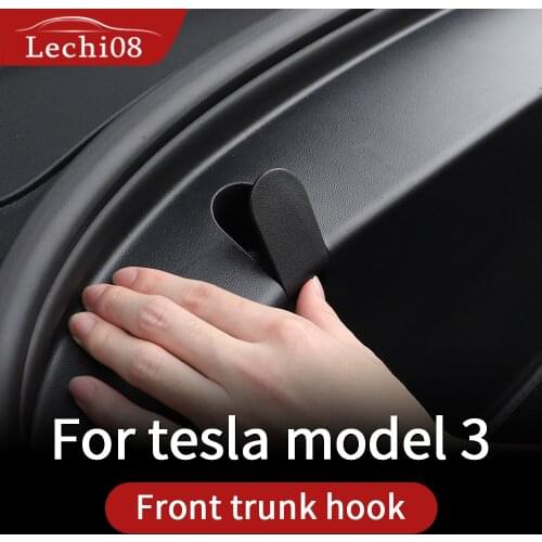 Front trunk hook Tesla model 3 accessories/car tesla model 3 accessories model 3 tesla three tesla model 3 model3