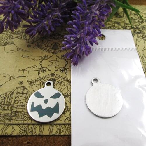 20pcs--"Jack Skellington faces8 "stainless steel charms more style for choosing DIY Charms pendants for necklace