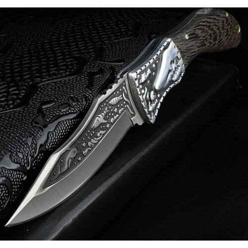 XUAN FNEG Camping folding knife survival tactical knife EDC outdoor hunting multifunctional tool 9Cr18MOV blade