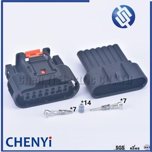 7 pin 1.5mm 1930-0958 female male Auto Wiring Socket Automotive Ignition Coil Plug waterproof connector For Chevrolet Buick Opel