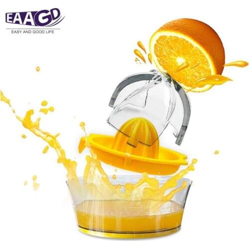 Manual Juicer Handhold Orange Lemon Juice Maker with Scale Transparent Bottle Fruit Squeezer Press of Mini Kitchen Gadget
