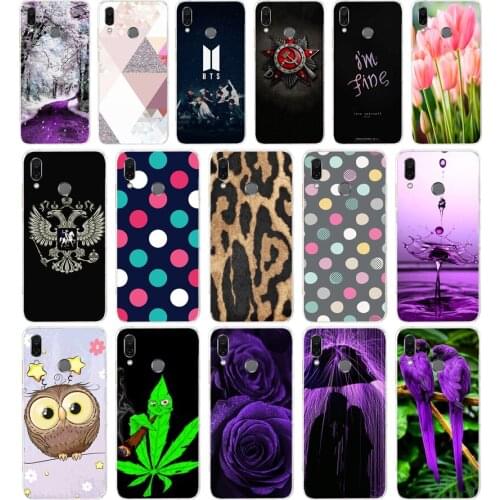 B silicone case for huawei honor 8x Case 6.5 inch Soft TPU Back Cover for huawei honor 8x Protect Phone shell Coque painting