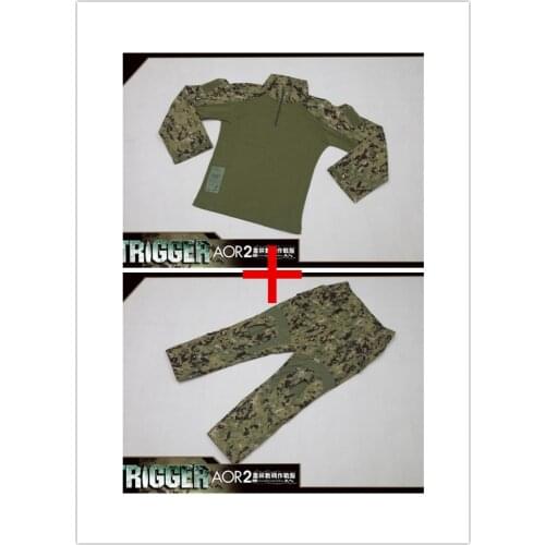 Tactical BDU Gen 3 AOR2 Combat shirt + pants / BDU Military jungle digital camouflage combat uniforms