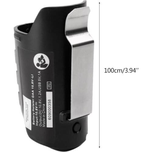 USB Adapter Charger Holster Replacement For BOSCH Professional Li-ion Battery 10.8V/12V BHB120