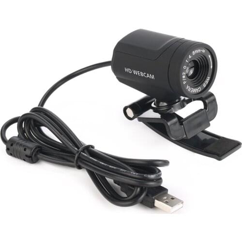 A7220C HD Webcam CMOS Sensor Web Computer Camera Built-in Microphone USB Plug and Play for Desktop PC Laptop for Video Calling