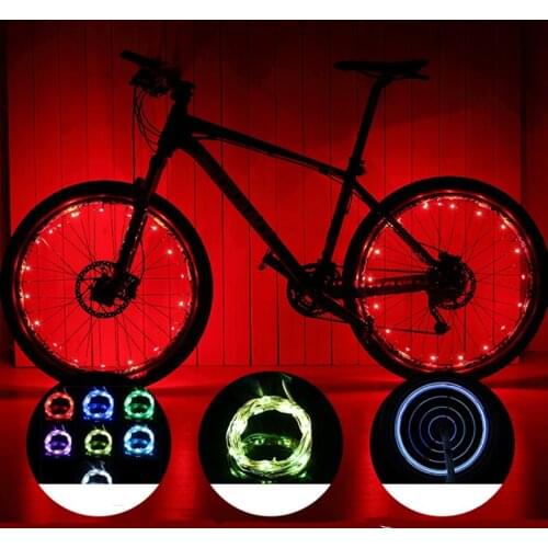 Bicycle Decorative Light Mountain Bike Line Light LED Hot Wheel Balance Wheel Decorative Lights Bicycle Safety Riding Equipment
