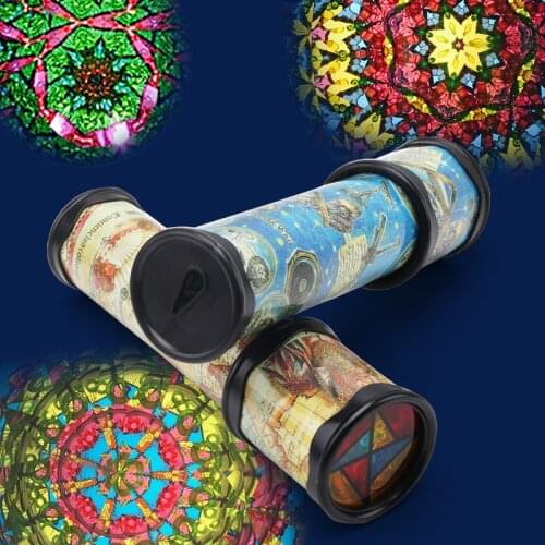 Rotating Kaleidoscope Plastic Retractable Magic Kaleidoscope Childrens Educational Toys Colorful Classic Toys Preschool Toys