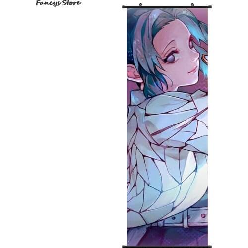 30*90cm Hanging Pictures Anime Demons Pillar HD Wall Decoration Gift Girlfriend Cute Anime Photo Fan Gift Bedroom Decor Poster