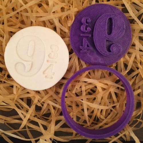 9 3/ 4 Biscuit Seal Cookie Cutter Keuken Bakken Levert Taart Icing Decoratie Gereedschap Set 3D Afdrukken Custom