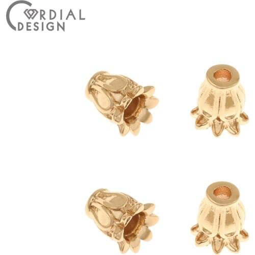 Cordial Design 100Pcs 7*8MM Earrings Accessories/DIY Making/Hand Made/Connectors/Copper/Charms/Jewelry Findings & Components