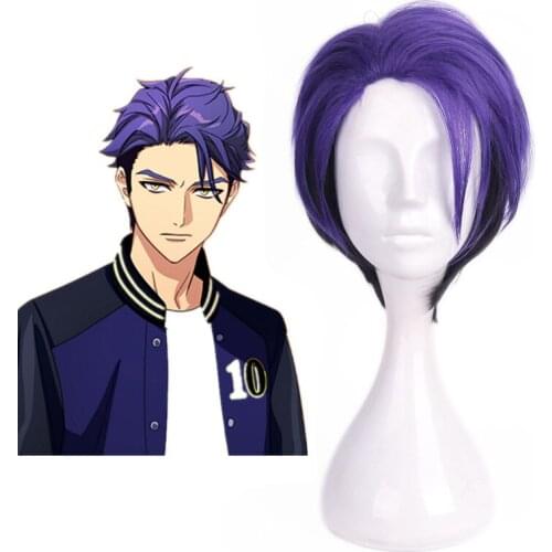 Game New Hand Tour A3! Cosplay Wigs Jyuza Hyodo Cosplay Wigs Heat Resistant Synthetic Wig Halloween Carnival Party
