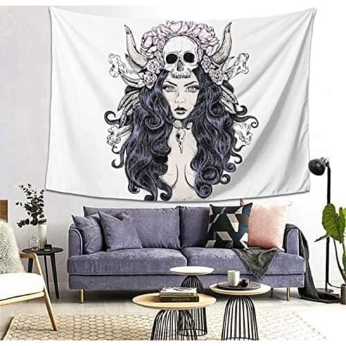 India Sexy Woman Tapestry Wall Hanging Party Decorations Wall Blanket Home Decor for Bedroom Living Room Hippie Decoration Mural