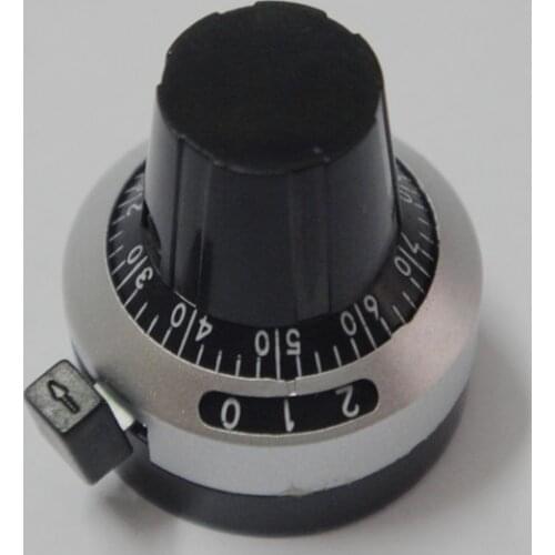 Multi-turn potentiometer knob with dial knob 3590S potentiometer knob with switch lock switch