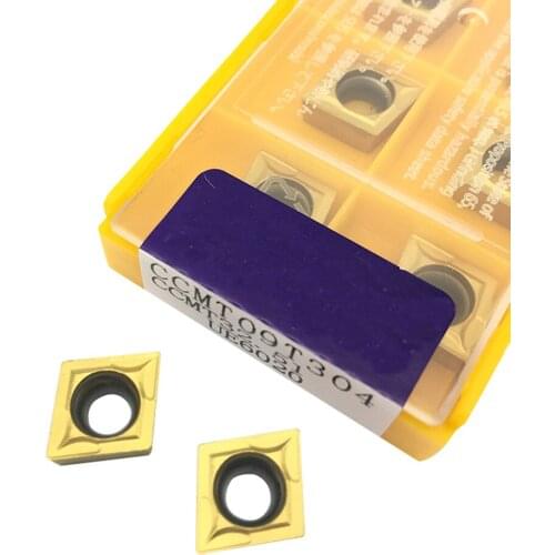 10PCS CCMT09T304 UE6020 US735 VP15TF Carbide Inserts Internal Turning Tool CCMT 09T304 CNC Lathe Tool Cutter