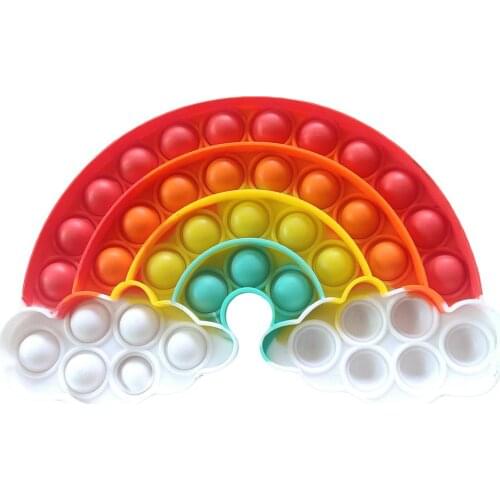 Push Bubble Sensory Toy Autism ADHD Special Needs Stress Reliever Silicone Squeezing Toy Kids and Adults