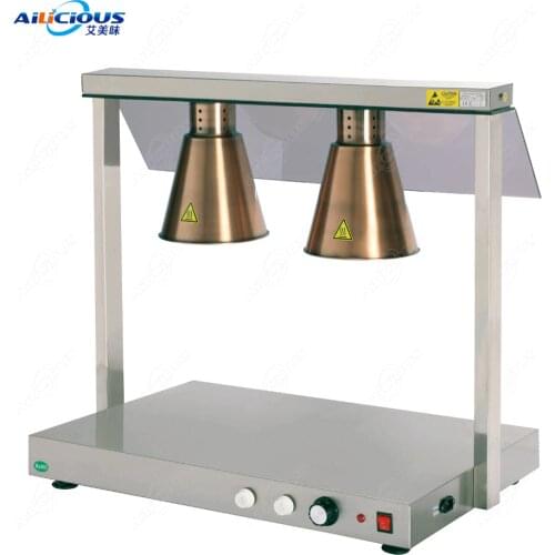 DR4 Hotel restaurant equipment food warmer Lamp Warming Station for catering Stainless steel kitchen wares food heating warmer