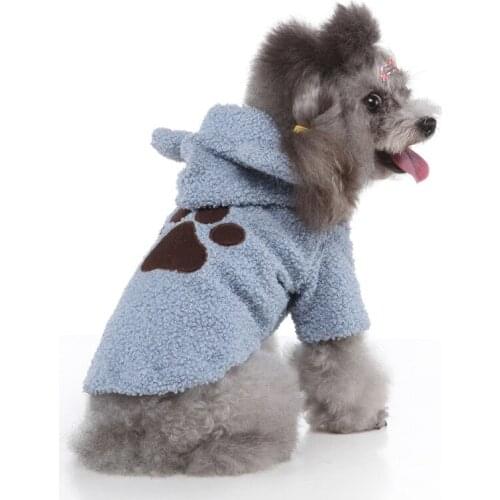 Autumn Winter Dog Clothes for Dogs Hoodie Cotton Dog Coat Jacket Puppy Pet Clothing Small Dogs Costume Pets Outfits York