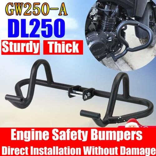For Suzuki DL250 V-Strom 250 VStrom DL 250 GW250 Motorcycle Engine Front Guards Highway Crash Bars Safety Bumpers Side Protector