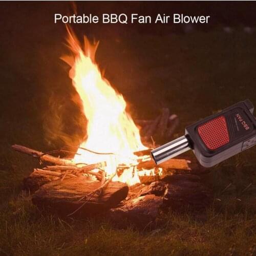 Electric BBQ Fan Air Blower for Outdoor Camping Picnic Grill Barbecue Cooking Tools